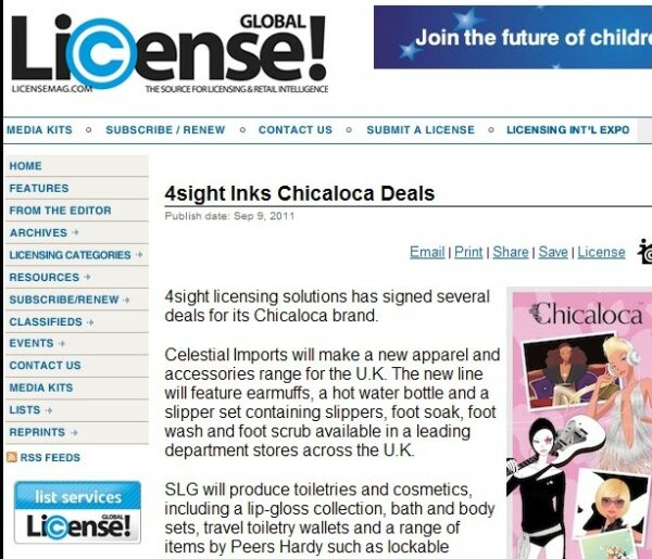 4sight Inks Chicaloca Deals